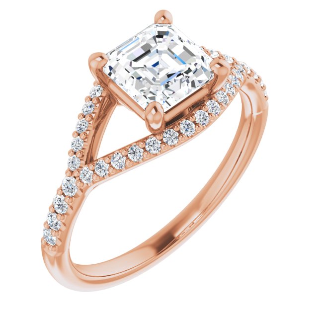 Rose Gold-Asscher