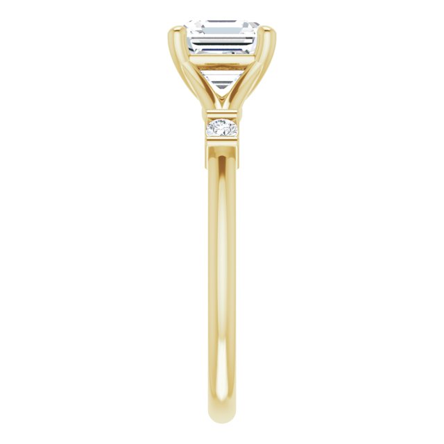 Yellow Gold-Asscher