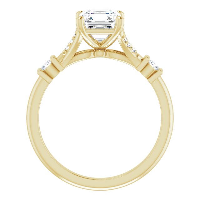 Yellow Gold-Asscher