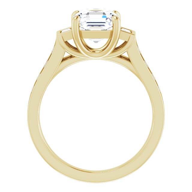 Yellow Gold-Asscher
