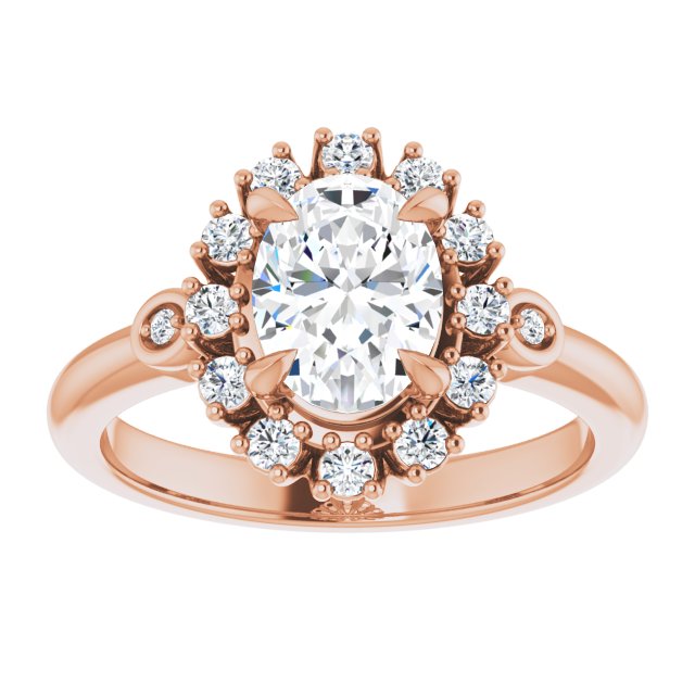 Rose Gold-Oval