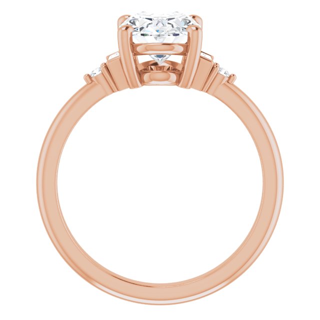 Rose Gold-Oval