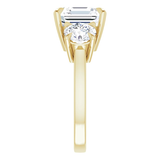 Yellow Gold-Asscher