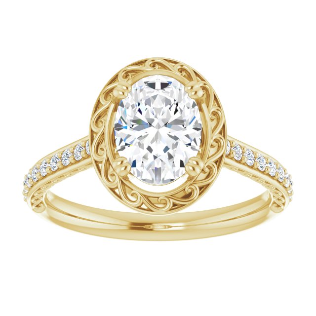 Yellow Gold-Oval