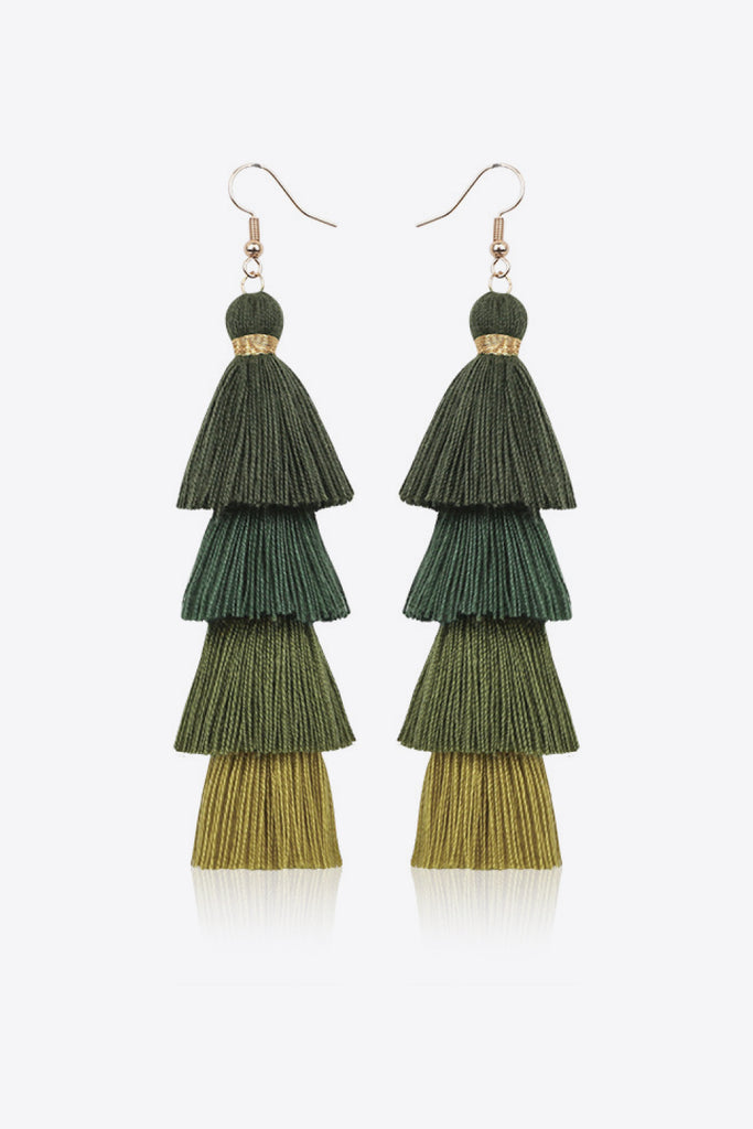 Layered Tassel Earrings