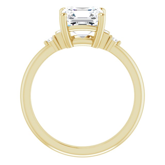 Yellow Gold-Asscher