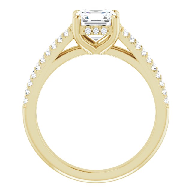 Yellow Gold-Asscher