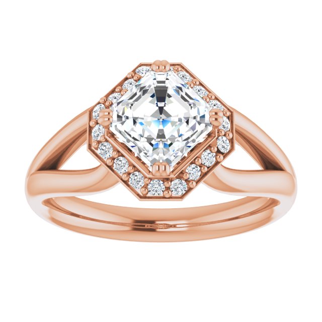 Rose Gold-Asscher