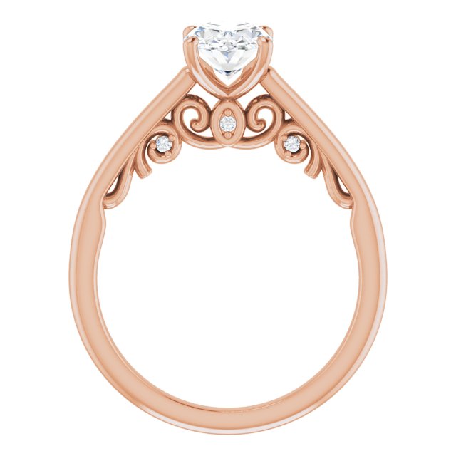 Rose Gold-Oval