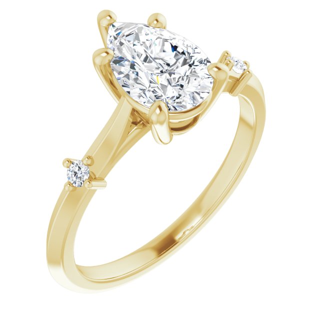 Yellow Gold-Pear