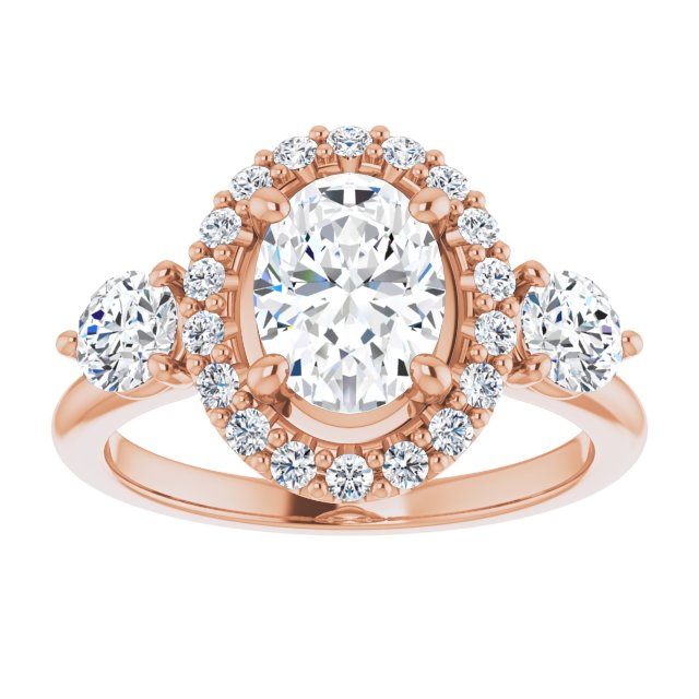 Rose Gold-Oval