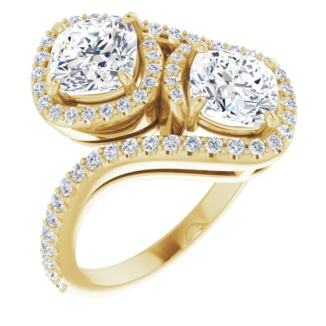 Yellow Gold-Cushion