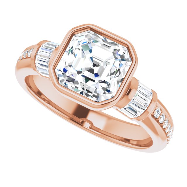 Rose Gold-Asscher