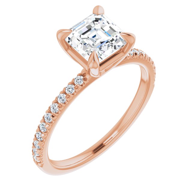 Rose Gold-Asscher