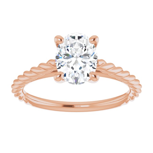 Rose Gold-Oval