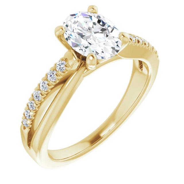 Yellow Gold-Oval