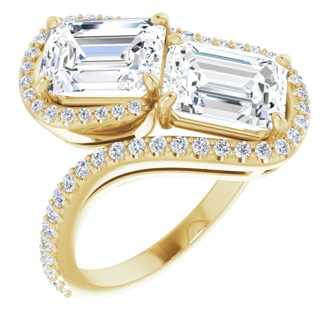 Yellow Gold-Emerald