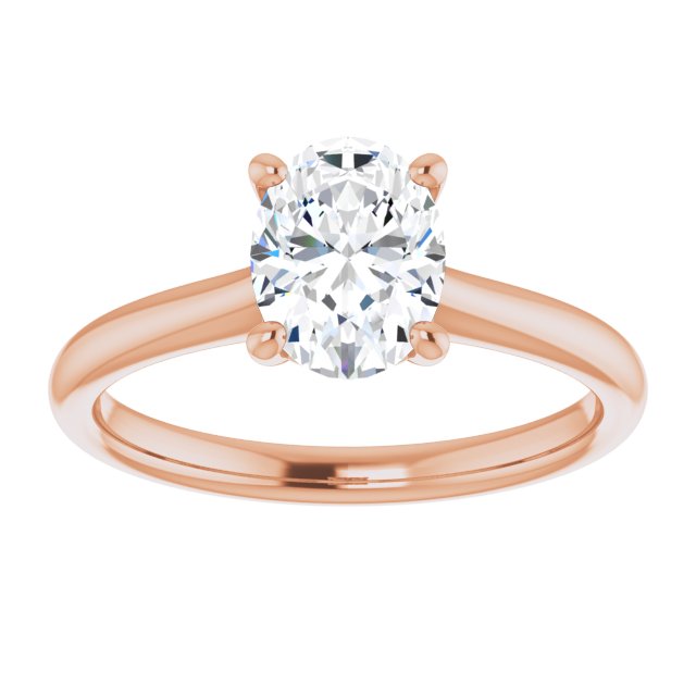 Rose Gold-Oval