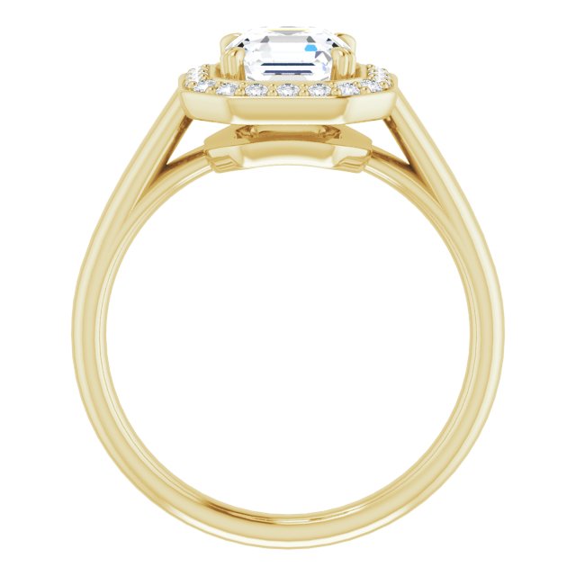 Yellow Gold-Asscher