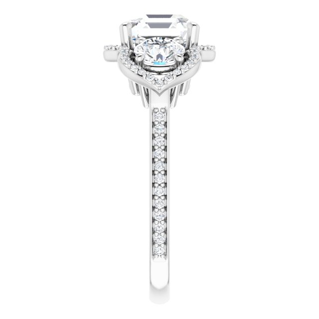 White Gold-Asscher