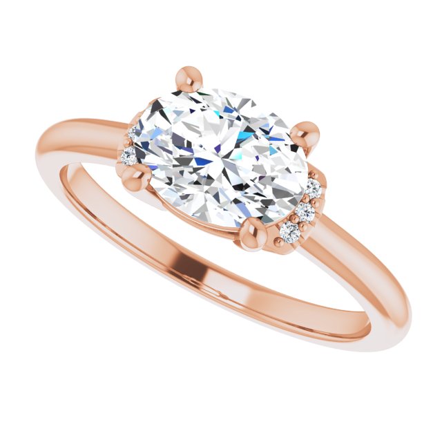 Rose Gold-Oval