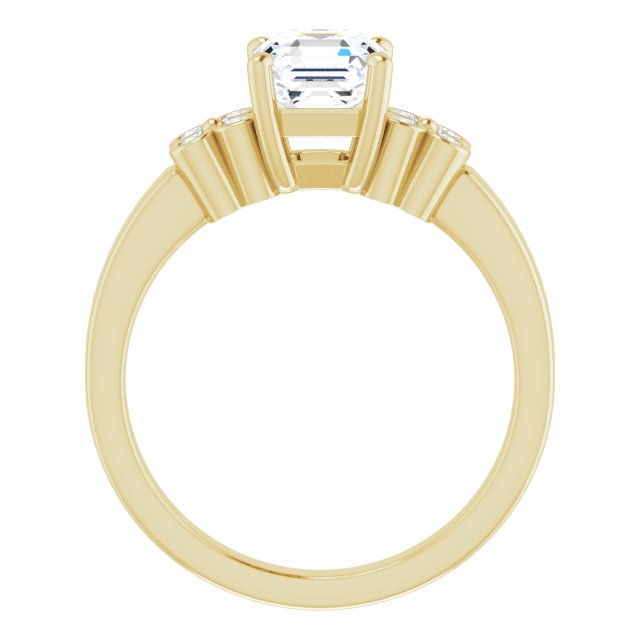 Yellow Gold-Asscher