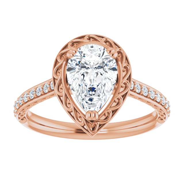 Rose Gold-Pear