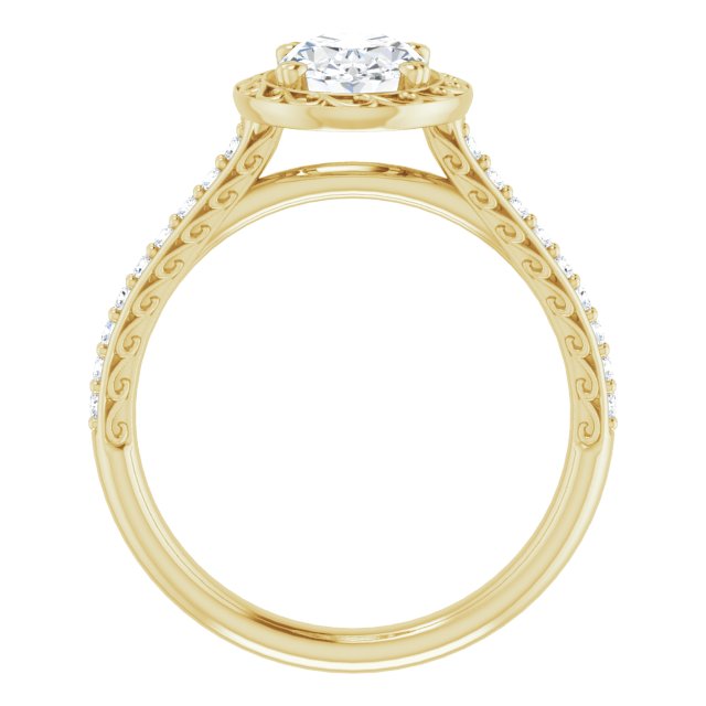 Yellow Gold-Oval