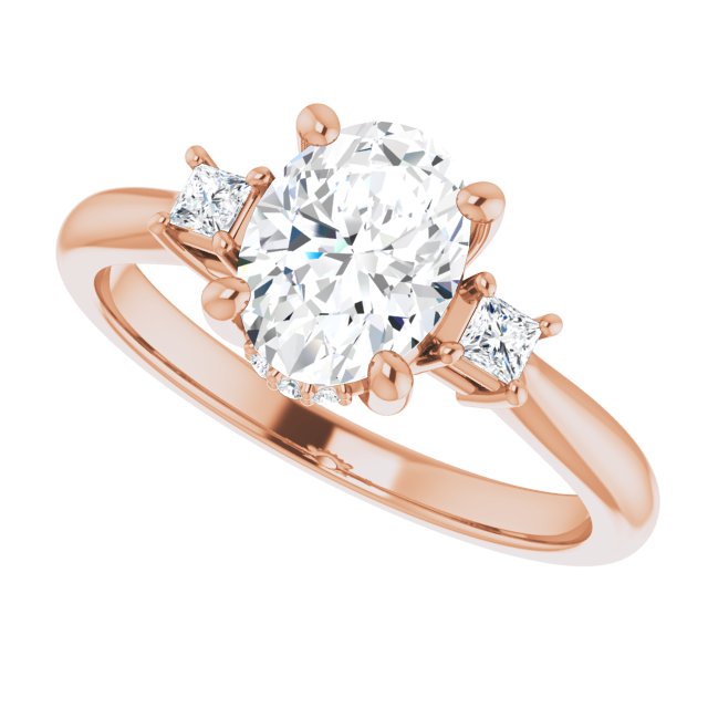 Rose Gold-Oval