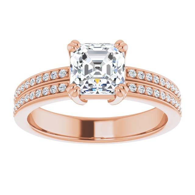 Rose Gold-Asscher