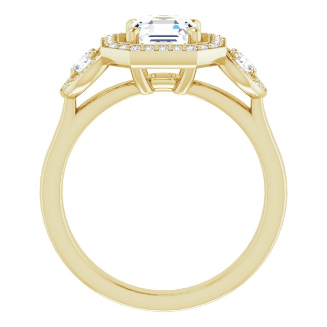 Yellow Gold-Asscher