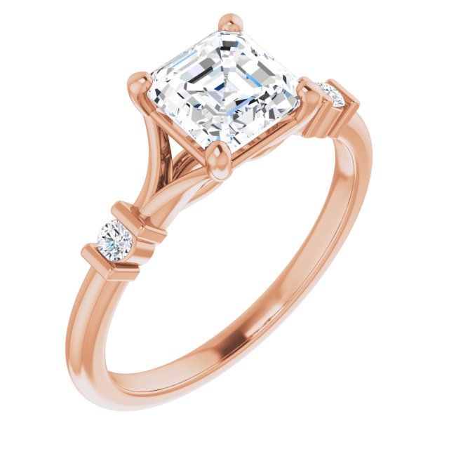 Rose Gold-Asscher