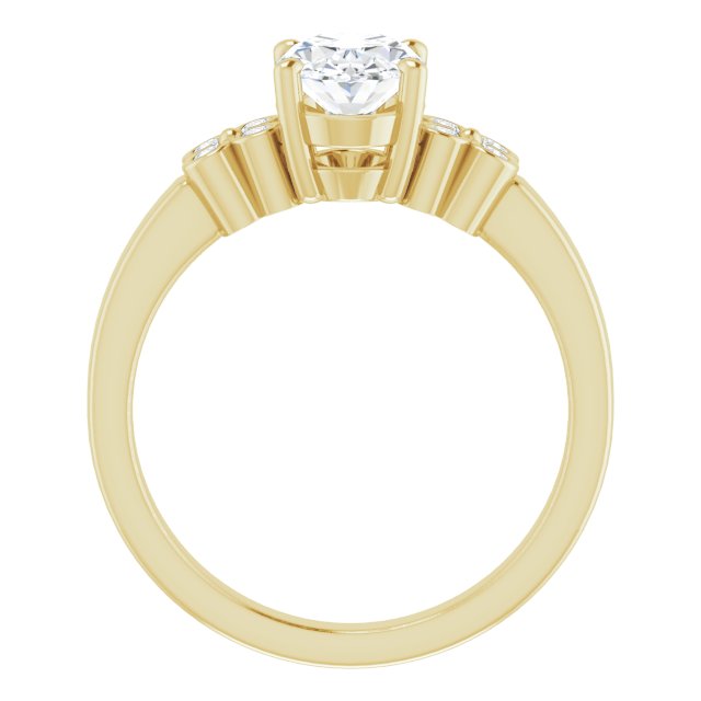 Yellow Gold-Oval