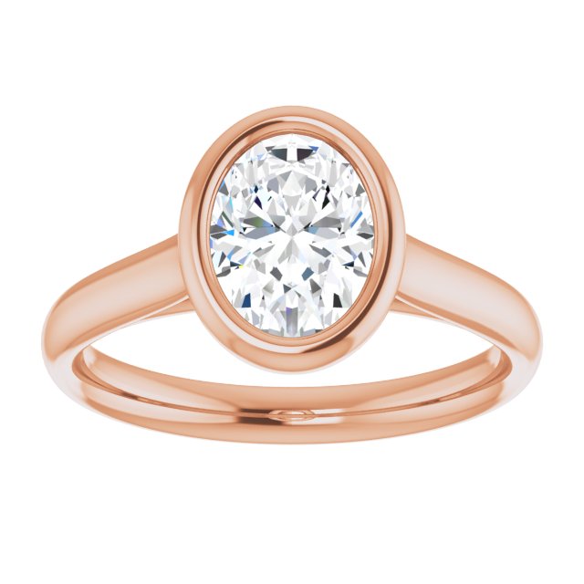 Rose Gold-Oval