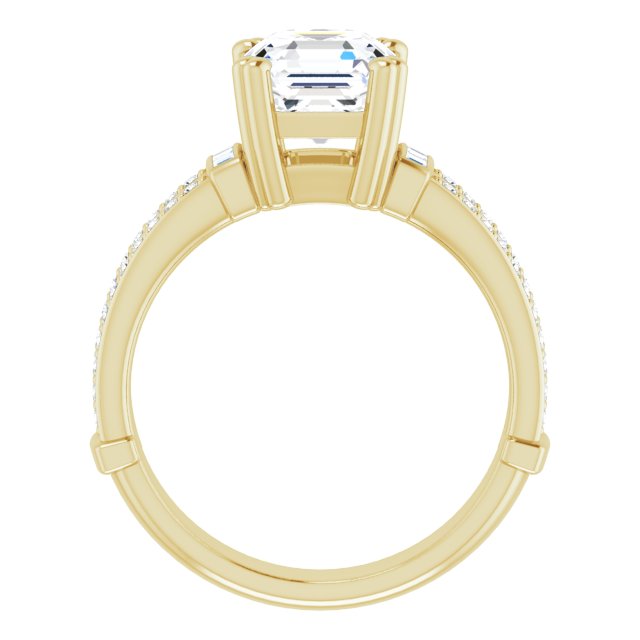 Yellow Gold-Asscher