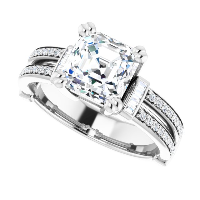 White Gold-Asscher