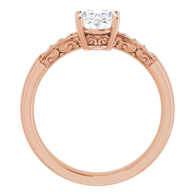 Rose Gold-Oval