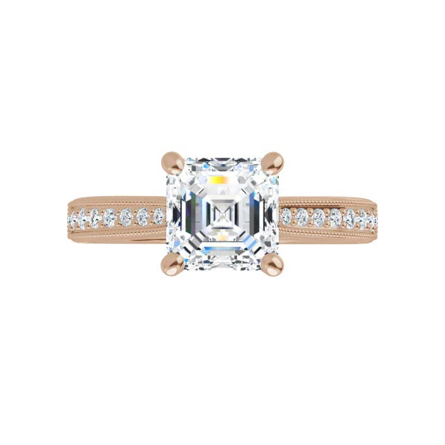 Rose Gold-Asscher