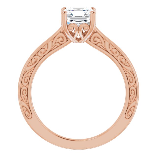 Rose Gold-Asscher