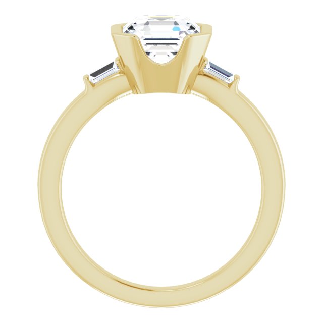 Yellow Gold-Asscher