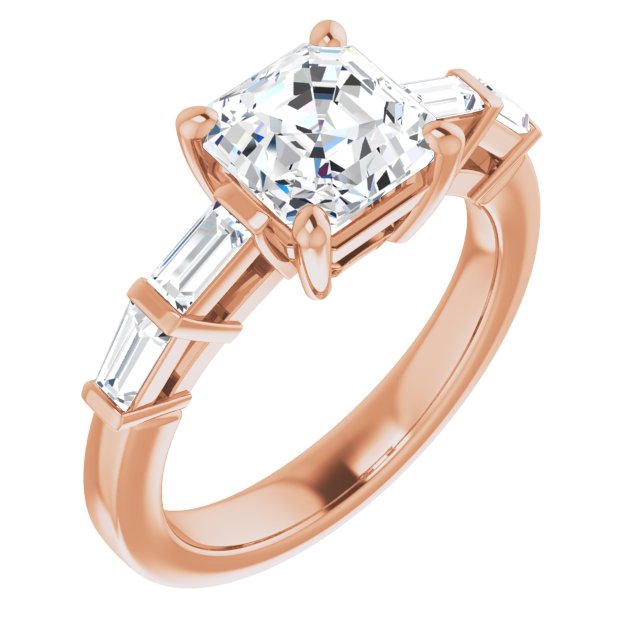 Rose Gold-Asscher