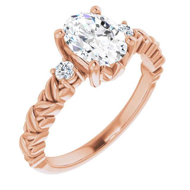 Rose Gold-Oval