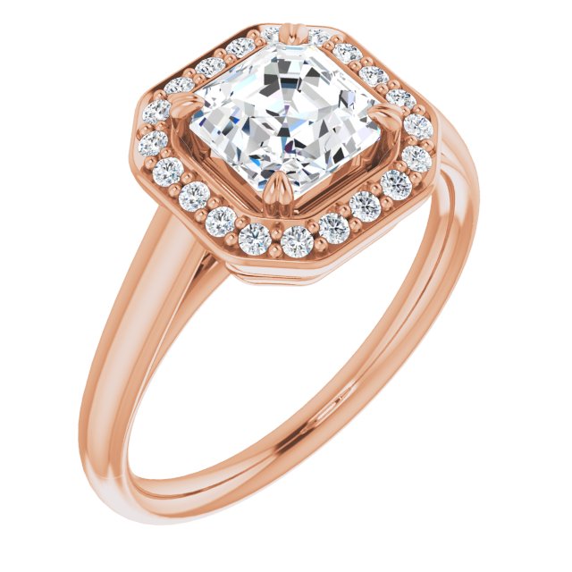 Rose Gold-Asscher