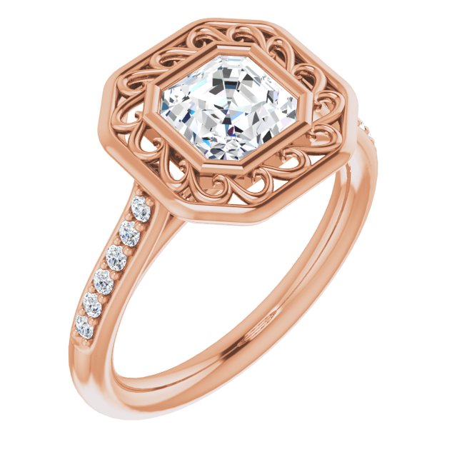 Rose Gold-Asscher