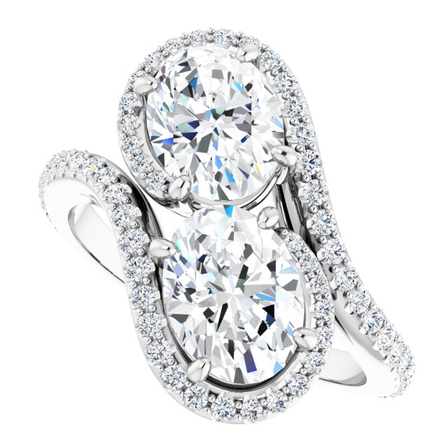 White Gold-Oval