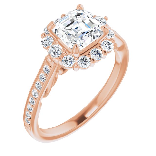 Rose Gold-Asscher