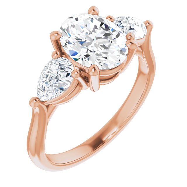 Rose Gold-Oval