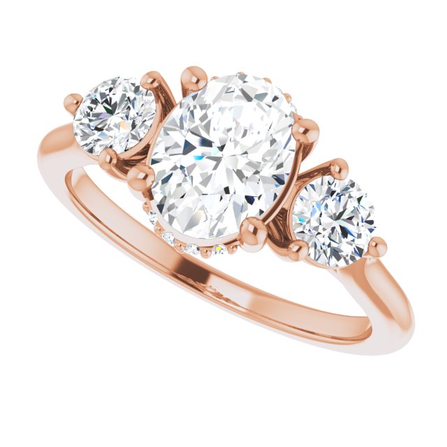 Rose Gold-Oval