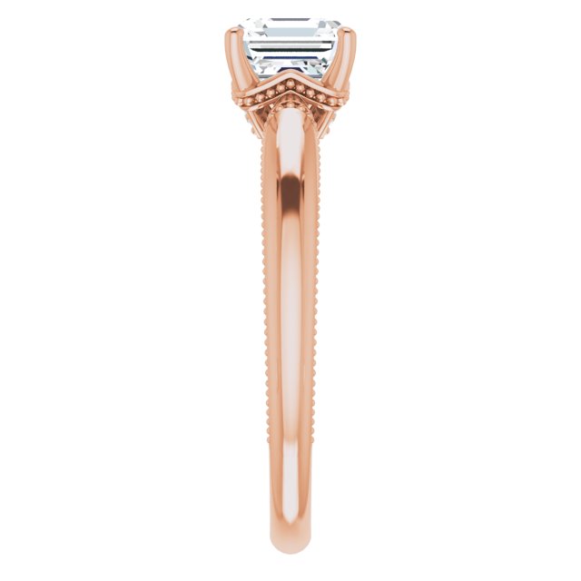 Rose Gold-Asscher