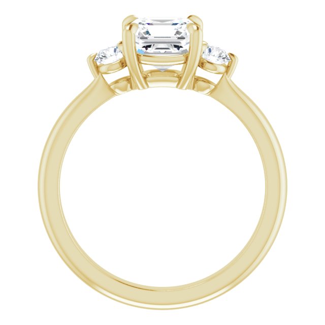 Yellow Gold-Asscher